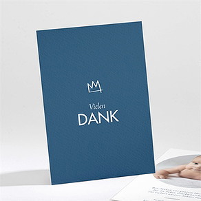 Dankeskarte Geburt it's a boy