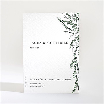 Save the Date Karte waldrand - Vue 2