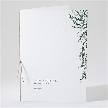 Kirchenheft Hochzeit waldrand