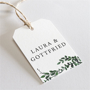 Geschenkanhänger Hochzeit Waldrand