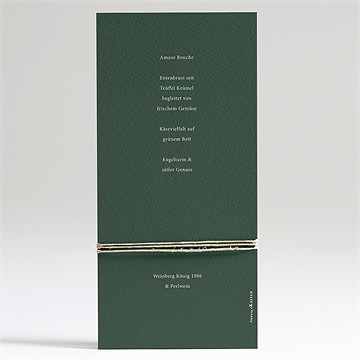 Menükarte Hochzeit waldrand - Vue 2