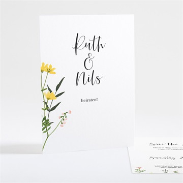 Save the Date Karte frühlingsfreude