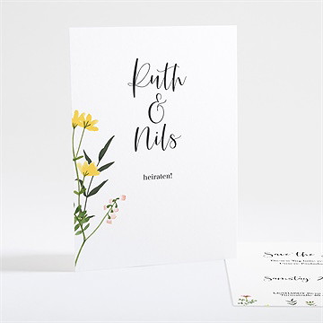 Save the Date Karte frühlingsfreude