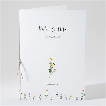 Kirchenheft Hochzeit Frühlingsfreude