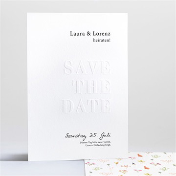 Save the Date Karte frühlingstanz