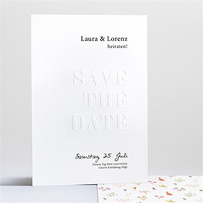 Save the Date Karte frühlingstanz