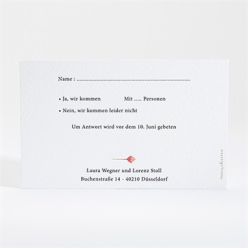 Antwortkarte Hochzeit Frühlingstanz - Vue 2