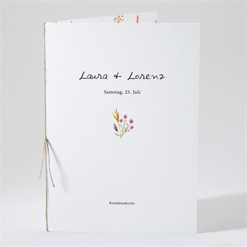 Kirchenheft Hochzeit frühlingstanz