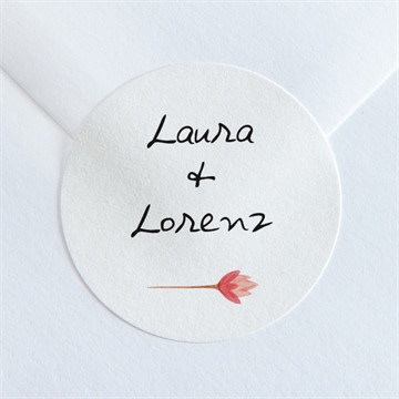 Aufkleber Hochzeit frühlingstanz