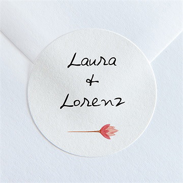 Aufkleber Hochzeit frühlingstanz