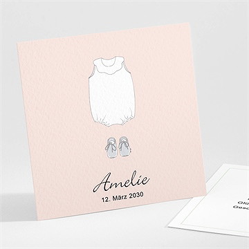 Dankeskarte Geburt Kleine Schühchen