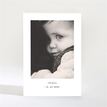 Geburtskarte portrait