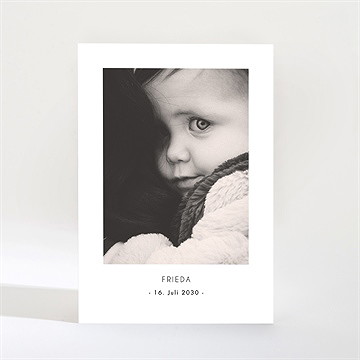 Geburtskarte Portrait