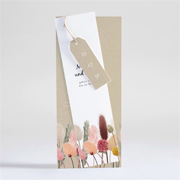 Hochzeitseinladung Feldblumenstrauß