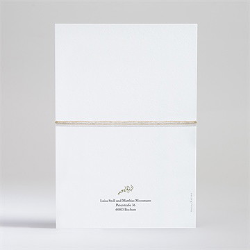 Hochzeitseinladung Gravur Mit Ländlichem Motiv - Vue 4