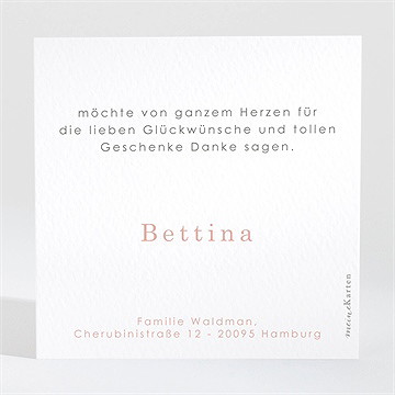 Dankeskarte Geburt Kleiner Wal - Vue 2