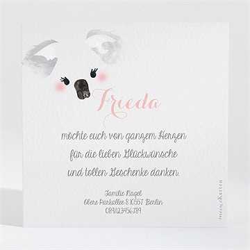 Dankeskarte Geburt Kleiner Koala