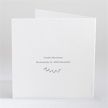 Geburtskarte Hübsche Zeichnung - Dos du faire-part