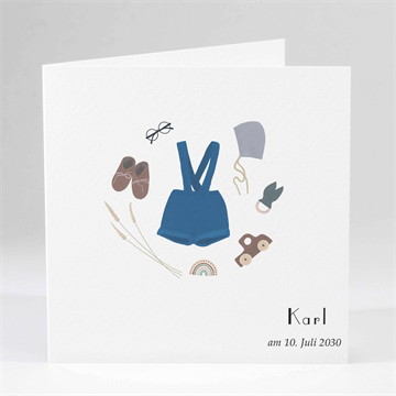 Geburtskarte meine kleinen sachen jungen