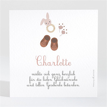 Dankeskarte Geburt Meine Kleinen Sachen