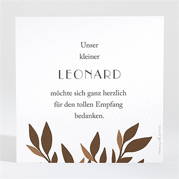 Dankeskarte Geburt Zitronen - Vue 2