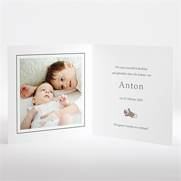 Geburtskarte Großer Bruder - interieure