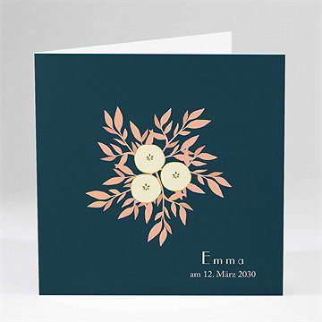 Geburtskarte Tiefe Eleganz