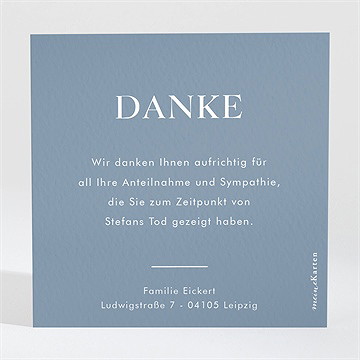 Trauerdanksagung Für Immer - vue 2