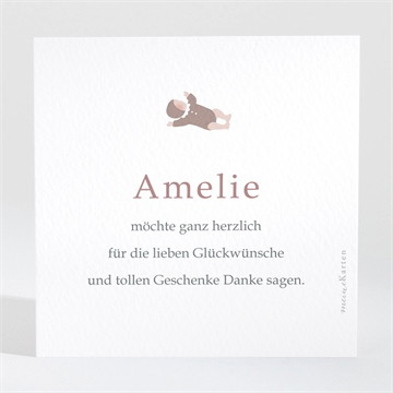 Dankeskarte Geburt große schwester