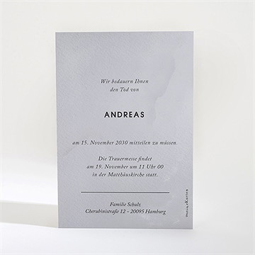 Trauerkarte abschied - vue 2