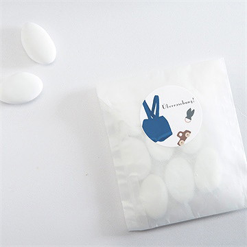 Sticker Geburt meine kleinen sachen jungen - Mise en situation