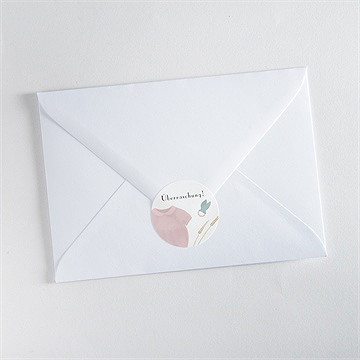 Sticker Geburt meine kleinen sachen mädchen - Mise en situation