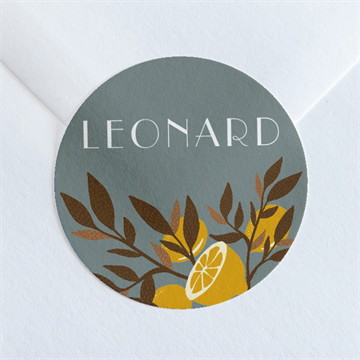 Sticker Geburt Zitronen