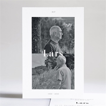 Trauerkarte wie sein blick