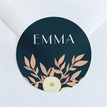 Sticker Geburt Tiefe eleganz