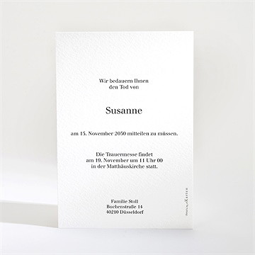 Trauerkarte für die ewigkeit - vue 2