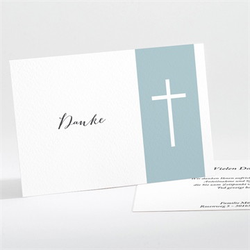 Trauerdanksagung einfache eleganz
