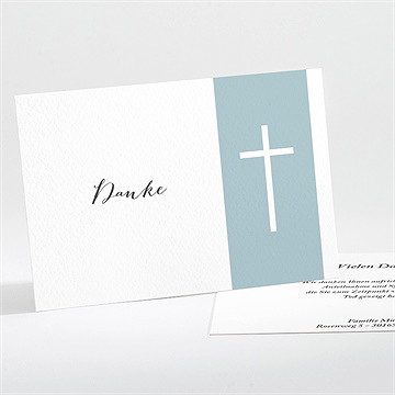 Trauerdanksagung einfache eleganz