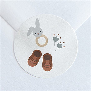 Sticker Geburt zärtlichkeit junge