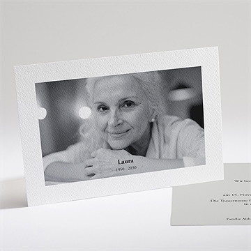 Trauerkarte zärtlich