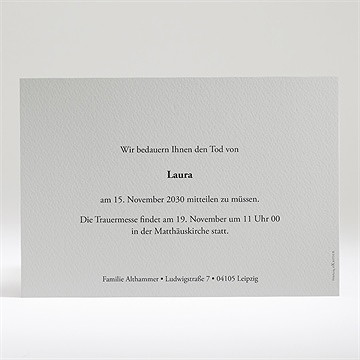 Trauerkarte zärtlich - vue 2