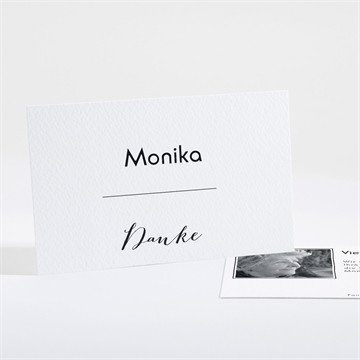 Trauerdanksagung silberne initiale