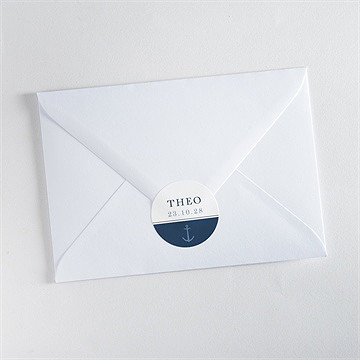 Sticker Geburt anker und muster - Vue 3