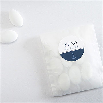 Sticker Geburt anker und muster - Vue 4