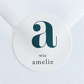 Sticker Geburt hübscher kinderreim