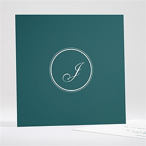 Trauerkarte zartes monogramm