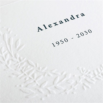 Trauerkarte blätterzweig - vue 2