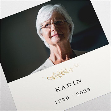 Trauerkarte in erinnerung - vue 3