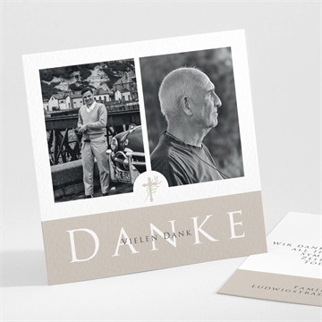 Vorder- und Rückseite - Quadrat