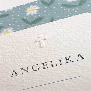 Trauerkarte blumige skizze - vue 2